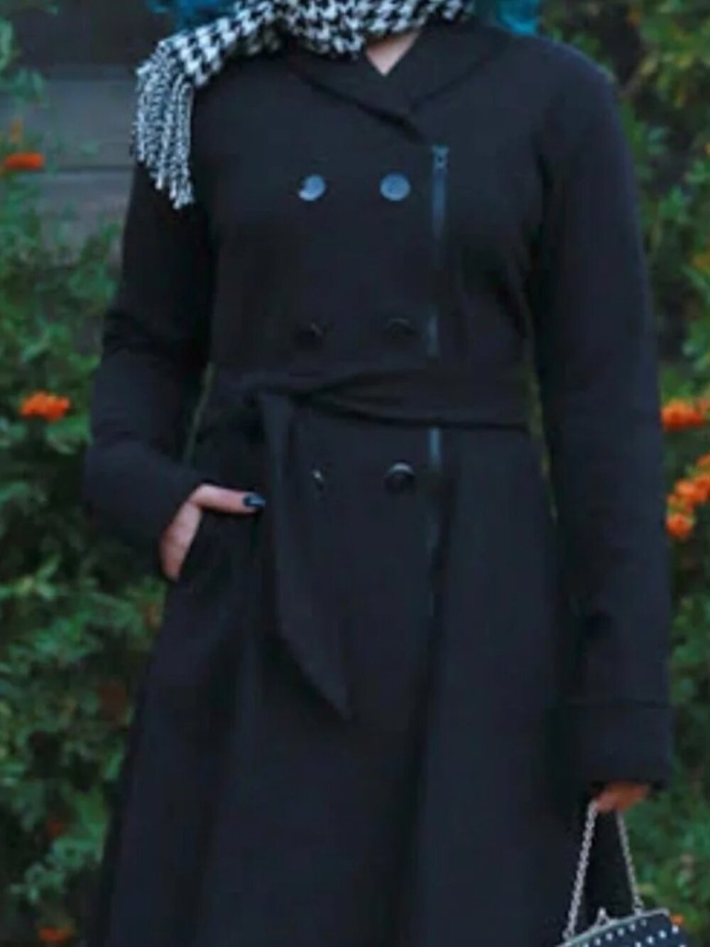 NWOT Effie’s Heart Emporium Coat Black cotton blend jacket, never worn, Sz Small